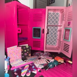 Pink Locker Playset with Accessories